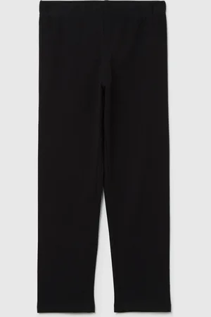 OVS Leggings Neri A Tre Quarti Stretch, Bambina