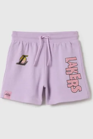 OVS Shorts In Cotone Con Coulisse Nba Los Angeles Lakers, Bambina