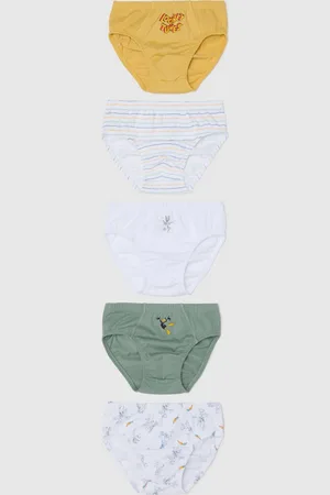 OVS Multipack Cinque Slip Bianchi E Verdi Bugs Bunny E Taz, Bambino