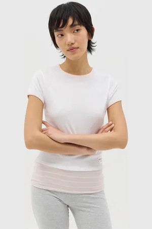 OVS T-shirt Bianca Slim Fit In Cotone, Donna