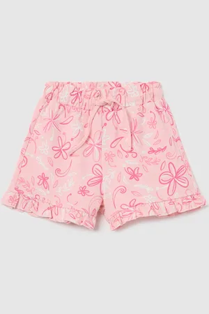 OVS Shorts In French Terry Con Coulisse E Stampa, Bambina