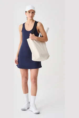 Slazenger Abito Sportivo Azzurro In Tessuto Elasticizzato , Donna