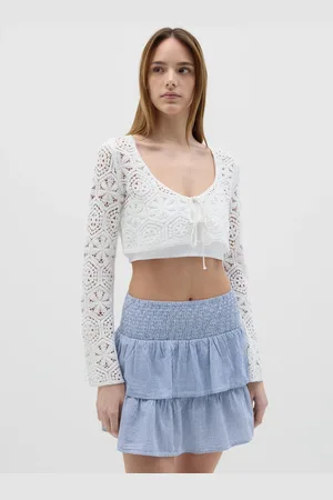 OVS Cardigan Crochet Con Laccetti, Donna