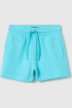 OVS Shorts Azzurri In French Terry Con Coulisse, Bambina