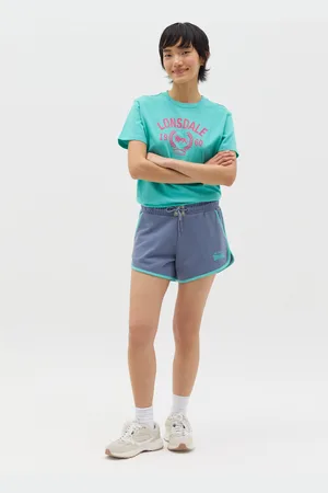 Lonsdale London Shorts In Felpa Con Coulisse E Stampa Logo, Unisex