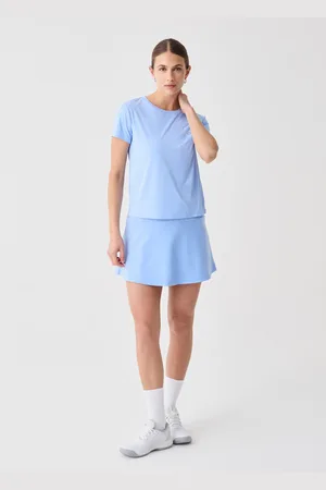 Slazenger Gonna Sportiva Azzurra In Tessuto Elasticizzato , Donna
