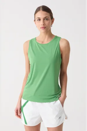 Slazenger Tank Top Sportivo Con Stampa Logo , Donna