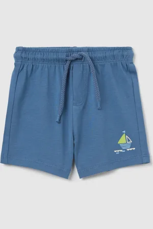 FAGOTTINO Short Azzurri In Cotone, Bambino