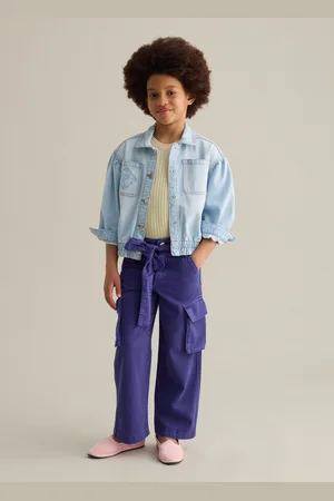 OVS Pantalone Cargo In Lyocell E Cotone Con Cintura, Bambina