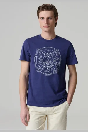 PIOMBO T-shirt In Cotone Con Stampa Grafica, Uomo