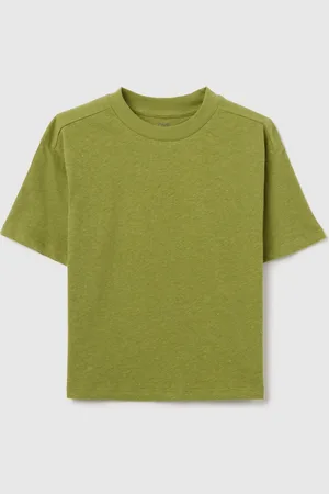 OVS T-shirt A Maniche Corte In Cotone E Lino, Bambino