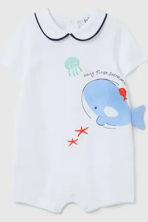 FAGOTTINO Tutina In Cotone Con Balena, Unisex