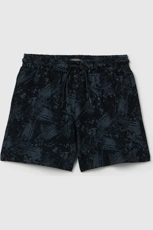 OVS Shorts In Cotone Neri Con Coulisse Stampa Astratta, Bambina