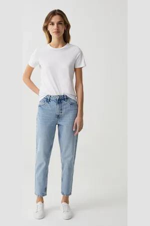 OVS OVS , Jeans Mom Fit Cropped, Donna