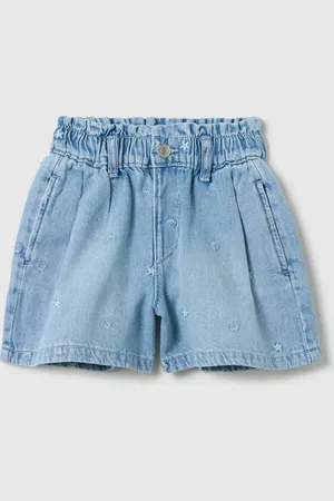 OVS Shorts In Cotone Con Ricami, Bambina