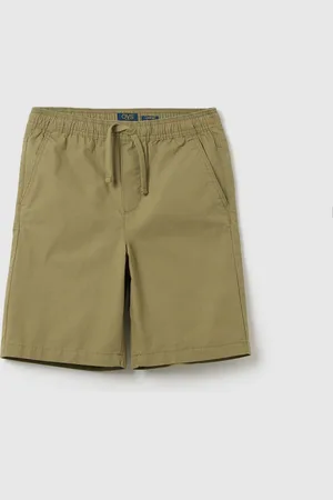 OVS Shorts Verdi In Cotone Con Coulisse, Bambino