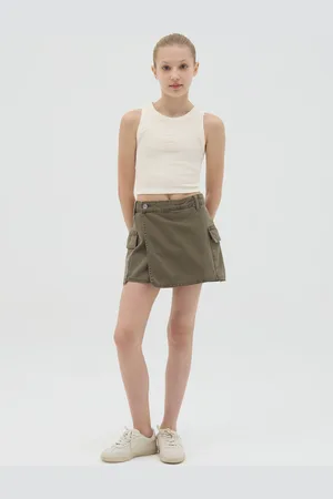 OVS Skort Cargo In Denim, Bambina