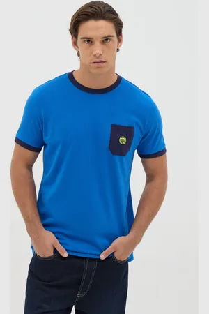 NAVIGARE T-shirt Con Tasca E Dettagli A Contrasto, Unisex