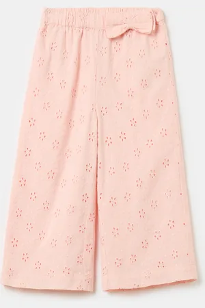 FAGOTTINO Pantaloni Wide Leg In Cotone Sangallo, Unisex