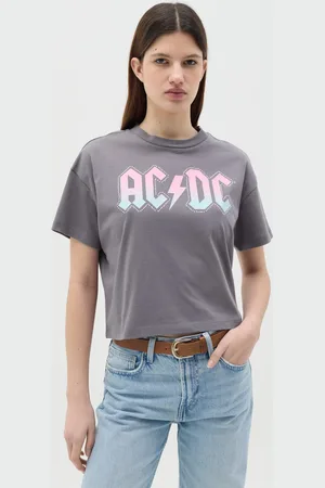 J MUSIC MATTER T-shirt Con Stampa Ac/dc, Donna