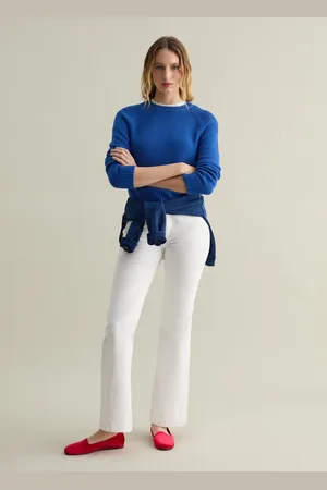 PIOMBO Pullover In Cotone Con Maniche Raglan, Donna