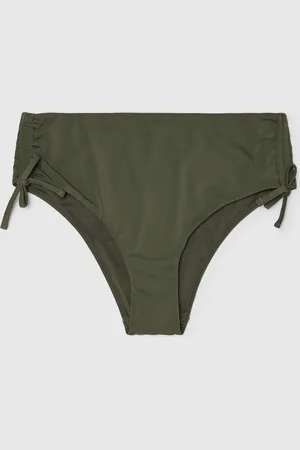 OVS OVS , Slip Bikini Da Donna In Microfibra Elasticizzata A Vita Alta