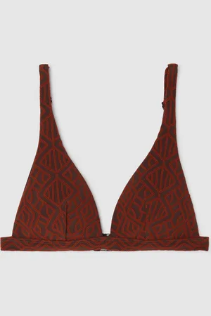 OVS OVS , Top Bikini Da Donna In Tessuto Elasticizzato Con Stampa Geometrica
