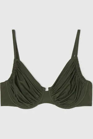 OVS OVS , Reggiseno Bikini Da Donna In Tessuto Elasticizzato Scuro
