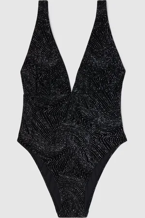 OVS OVS , Costume Intero Da Donna In Acetato Elasticizzato Con Scollatura A V