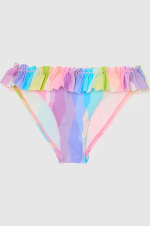 OVS Slip Da Mare Da Bambina In Tessuto Elasticizzato Con Volant
