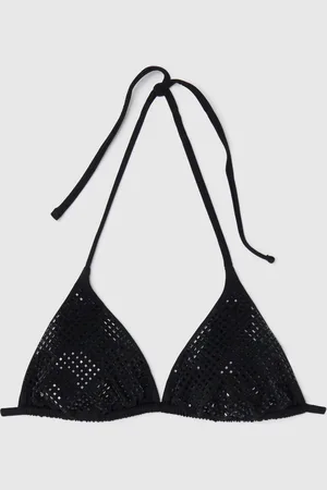 OVS OVS , Top Bikini Da Donna In Tessuto Elasticizzato Con Texture A Rete