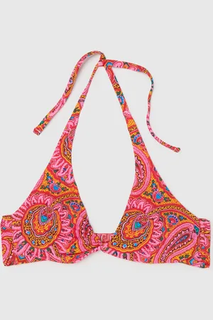 PIOMBO Top Bikini Da Donna In Tessuto Elasticizzato