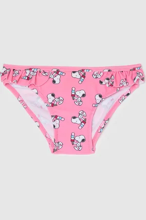 OVS Costumino Da Bagno Da Bambina In Tessuto Elasticizzato Con Stampa Snoopy