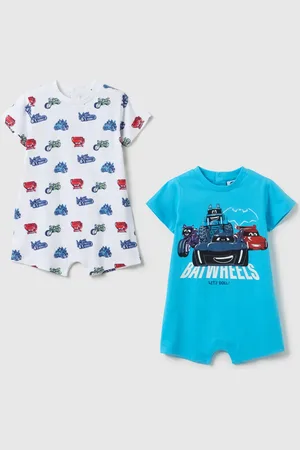 OVS Tutine Da Bambino In Puro Cotone Con Stampa Batwheels