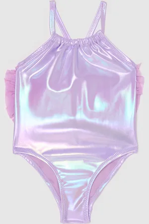 FAGOTTINO Costume Intero Da Bambina In Tessuto Elasticizzato