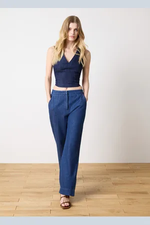 OVS Jeans Relaxed Fit Blu, Donna