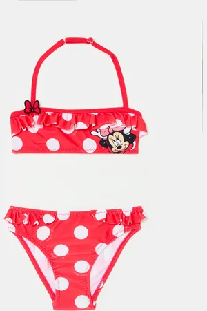 OVS Bikini Fantasia Polka Dots Con Stampa Minnie, Bambina