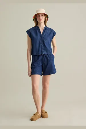 PIOMBO Shorts In Con Coulisse, Donna