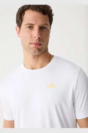 Slazenger T-shirt In Tessuto Tecnico Con Logo , Uomo
