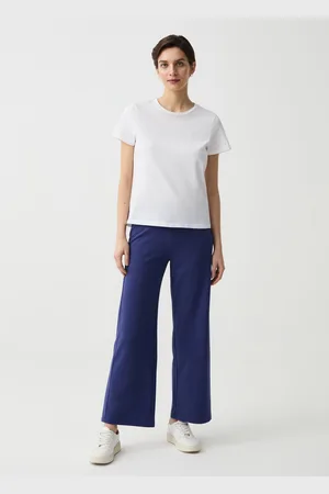 OVS OVS , Joggers Wide Leg In Felpa, Donna