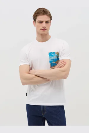 OVS OVS , T-shirt In Cotone Con Stampa "palermo Italy", Uomo
