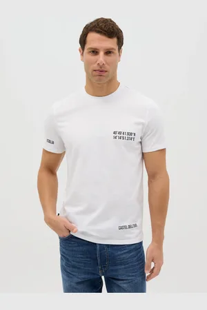 OVS OVS , T-shirt In Cotone Stampa Coordinate Castel Dell