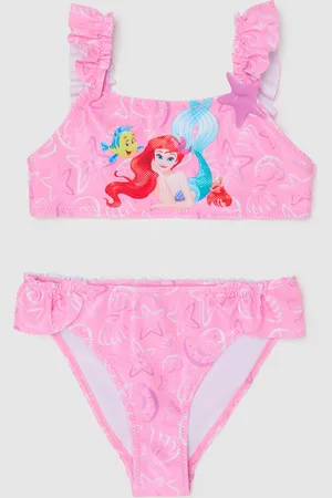 OVS Bikini Da Bambina In Tessuto Elasticizzato Con Ruches E Stampa Disney