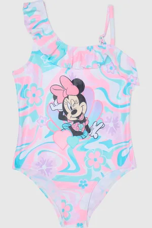 OVS Costume Intero Da Bambina In Tessuto Elasticizzato Con Stampa Minnie