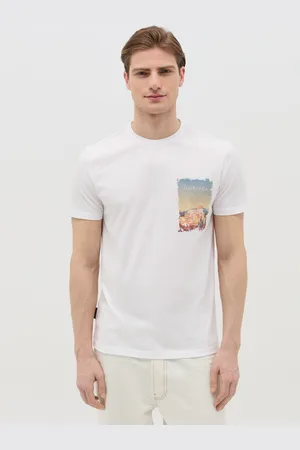 OVS OVS , T-shirt In Cotone Con Stampa "florence", Uomo