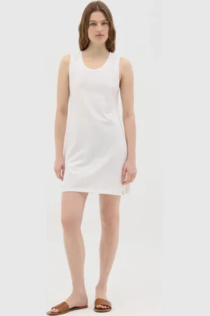 OVS OVS , Vestito Lungo Da Donna In Puro Cotone Italiano Senza Maniche