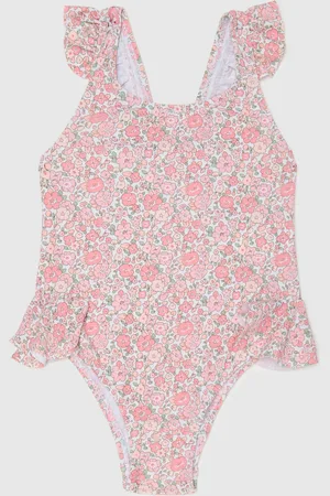 FAGOTTINO Costume Intero Da Bambina In Tessuto Elasticizzato