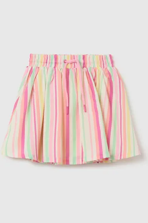 OVS Gonna Da Bambina In Misto Con Righe E Vita Elasticizzata