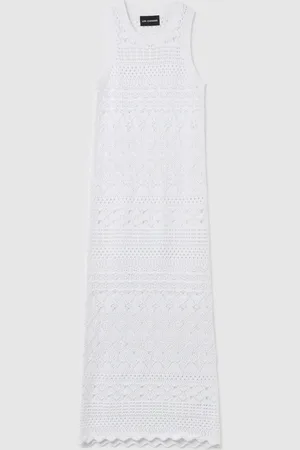 OVS Vestito Lungo Smanicato Crochet, Donna