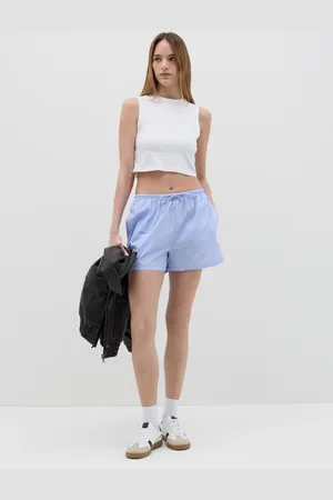 OVS Shorts A Quadri In Cotone, Donna